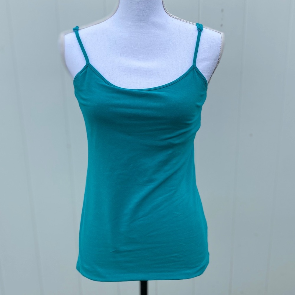 Medium blue Sonoma tank with built in bra